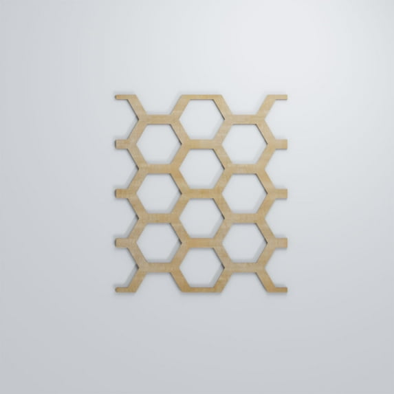 Ekena Millwork 10 1/4"W x 15 3/8"H x 1/4"T Medium Westmore Decorative Fretwork Wood Wall Panels, Birch