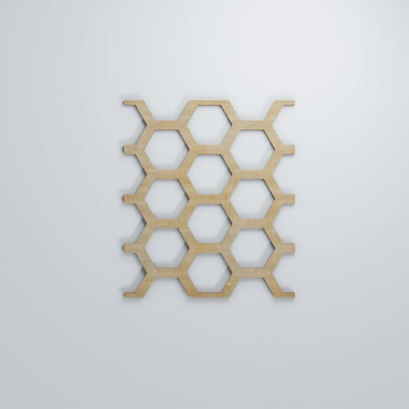 Ekena Millwork 10 1/4"W x 15 3/8"H x 3/8"T Medium Westmore Decorative Fretwork Wood Wall Panels, Birch