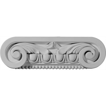 Ekena Millwork 10 1/4"W x 3"H x 2 1/2"D Southampton Capital (Fits Pilasters up to 6 3/4"W x 1 3/8"D) (2-Pack)