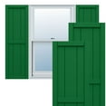 thumbnail image 1 of Ekena Millwork 10 3/4"W x 101"H True Fit PVC, Two Board Framed Board-n-Batten Shutters, Viridian Green (Per Pair - Hardware Not Included), 1 of 8