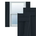 thumbnail image 1 of Ekena Millwork 10 3/4"W x 33"H True Fit PVC Two Board Joined Board-n-Batten Shutters w/Z-Bar, Starless Night Blue (Per Pair - Hardware Not Included), 1 of 8