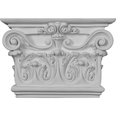 Ekena Millwork 10 3/8"W x 7 1/2"H x 2 5/8"P Artis Onlay Capital (Fits Pilasters up to 7 3/4"W x 1 3/8"D) (2-Pack)