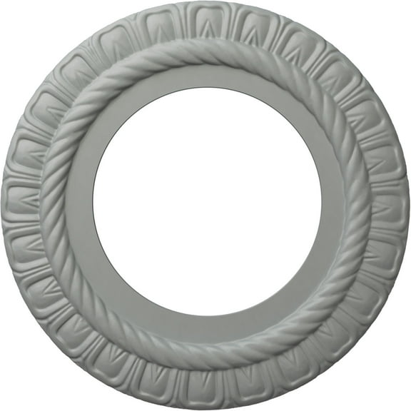 Ekena Millwork 10 5/8"OD x 5 3/4"ID x 1/2"P Claremont Ceiling Medallion (Fits Canopies up to 7")