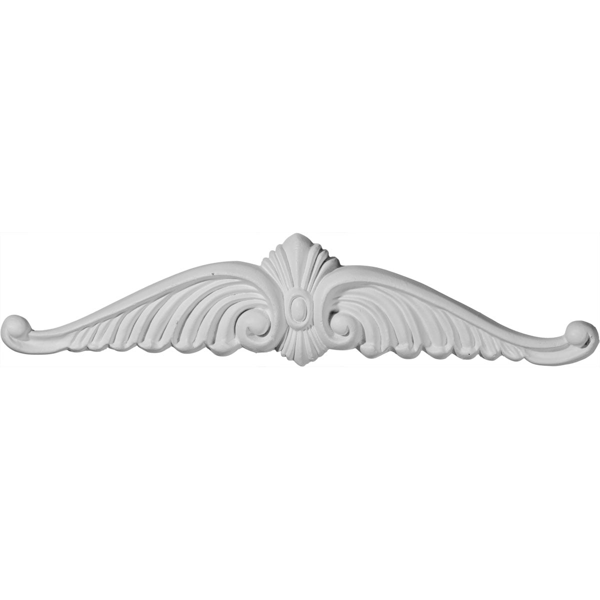 Primed White Polyurethane Wings Center Onlay 10.625"