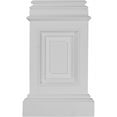 thumbnail image 1 of Ekena Millwork 10 7/8"W x 2 1/4"D x 17 3/4"H (Top: 8 1/8"W x 1"P) Classic Small Pedestal Base (2-Pack), 1 of 5