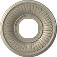 thumbnail image 1 of Ekena Millwork 10"OD x 3 1/2"ID x 3/4"P Berkshire Thermoformed PVC Ceiling Medallion (Fits Canopies up to 4 1/2"), Metallic Silver, 1 of 10