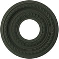 thumbnail image 1 of Ekena Millwork 10"OD x 3 1/2"ID x 3/4"P Cole Thermoformed PVC Ceiling Medallion (Fits Canopies up to 4 1/4"), UltraCover Satin Hunt Club Green, 1 of 5