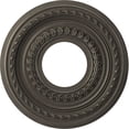 thumbnail image 1 of Ekena Millwork 10"OD x 3 1/2"ID x 3/4"P Cole Thermoformed PVC Ceiling Medallion (Fits Canopies up to 4 1/4"), Universal Aged Metallic Weathered Steel, 1 of 10