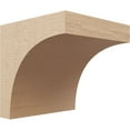 thumbnail image 1 of 10"W x 10"D x 10"H Wide Huntington Rough Cedar Woodgrain TimberThane Corbel, Primed Tan, 1 of 6