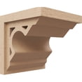 thumbnail image 1 of 10"W x 10"D x 10"H Wide Sheridan Rough Cedar Woodgrain TimberThane Corbel, Primed Tan, 1 of 6