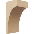 thumbnail image 1 of 10"W x 10"D x 20"H Wide Stockport Rough Cedar Woodgrain TimberThane Corbel, Primed Tan, 1 of 6