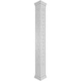 thumbnail image 1 of Ekena Millwork 10"W x 10'H Craftsman Classic Square Non-Tapered Gypsum Fretwork Column w/ Prairie Capital & Prairie Base, 1 of 8