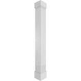 thumbnail image 1 of Ekena Millwork 10"W x 10'H Craftsman Classic Square Non-Tapered Herringbone Modern Fretwork Column w/ Mission Capital & Mission Base, 1 of 8
