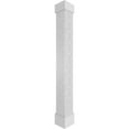thumbnail image 1 of Ekena Millwork 10"W x 10'H Craftsman Classic Square Non-Tapered Mid-Century Fretwork Column w/ Mission Capital & Mission Base, 1 of 8
