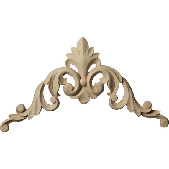 Ekena Millwork 10"W x 10"H x 1"D Large Raymond Corner, Lindenwood