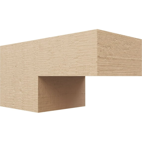 10"W x 20"D x 10"H Wide Chapel Hill Rough Cedar Woodgrain TimberThane Corbel, Primed Tan