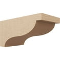 thumbnail image 1 of 10"W x 20"D x 10"H Wide Garner Rough Cedar Woodgrain TimberThane Corbel, Primed Tan, 1 of 6