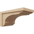 thumbnail image 1 of 10"W x 20"D x 10"H Wide Warren Rough Cedar Woodgrain TimberThane Corbel, Primed Tan, 1 of 6