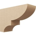 thumbnail image 1 of 10"W x 30"D x 20"H Classic Ridgewood Rough Cedar Woodgrain TimberThane Corbel, Primed Tan, 1 of 6