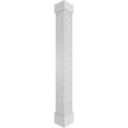 thumbnail image 1 of Ekena Millwork 10"W x 8'H Craftsman Classic Square Non-Tapered Imperial Fretwork Column w/ Mission Capital & Mission Base, 1 of 8