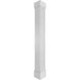 thumbnail image 1 of Ekena Millwork 10"W x 8'H Craftsman Classic Square Non-Tapered Manchester Fretwork Column w/ Mission Capital & Mission Base, 1 of 8