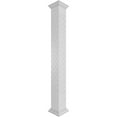thumbnail image 1 of Ekena Millwork 10"W x 8'H Craftsman Classic Square Non-Tapered Medium Marrakesh Fretwork Column w/ Crown Capital & Crown Base, 1 of 8