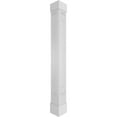 thumbnail image 1 of Ekena Millwork 10"W x 8'H Craftsman Classic Square Non-Tapered Shaker Fretwork Column w/ Standard Capital & Standard Base, 1 of 8
