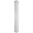 thumbnail image 1 of Ekena Millwork 10"W x 9'H Craftsman Classic Square Non-Tapered Chevron Modern Fretwork Column w/ Prairie Capital & Prairie Base, 1 of 8