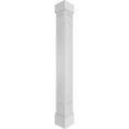 thumbnail image 1 of Ekena Millwork 10"W x 9'H Craftsman Classic Square Non-Tapered Shaker Fretwork Column w/ Mission Capital & Mission Base, 1 of 8