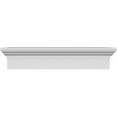 thumbnail image 1 of Ekena Millwork 108" Bottom Width x 111.50" Top Width x 6"H x 1"P Traditional Crosshead, 1 of 11