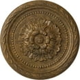thumbnail image 1 of Ekena Millwork 11 1/2"OD x 1"P Palmetto Ceiling Medallion, Hand-Painted Rubbed Bronze, 1 of 7