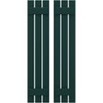 thumbnail image 1 of Ekena Millwork 11 1/2"W x 68"H Americraft Three Board (2 Batten) Exterior Real Wood Spaced Board-n-Batten Shutters (Per Pair), Thermal Green, 1 of 10