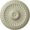 thumbnail image 1 of Ekena Millwork 11 1/4"OD x 1 1/8"P Linus Ceiling Medallion, Hand-Painted Clear Yellow, 1 of 6