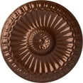 thumbnail image 1 of Ekena Millwork 11 1/4"OD x 1 1/8"P Linus Ceiling Medallion, Hand-Painted Copper Penny, 1 of 6