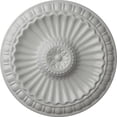 thumbnail image 1 of Ekena Millwork 11 1/4"OD x 1 1/8"P Linus Ceiling Medallion, Hand-Painted Frost, 1 of 6