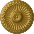 thumbnail image 1 of Ekena Millwork 11 1/4"OD x 1 1/8"P Linus Ceiling Medallion, Hand-Painted Pharaohs Gold, 1 of 6