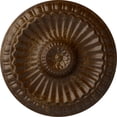thumbnail image 1 of Ekena Millwork 11 1/4"OD x 1 1/8"P Linus Ceiling Medallion, Hand-Painted Root Beer Crackle, 1 of 6