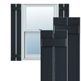 thumbnail image 1 of Ekena Millwork 11 1/4"W x 45"H True Fit PVC Two Board Spaced Board-n-Batten Shutters, Starless Night Blue (Per Pair - Hardware Not Included), 1 of 8