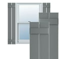 thumbnail image 1 of Ekena Millwork 11 1/4"W x 76"H True Fit PVC Two Board Spaced Board-n-Batten Shutters, Ocean Swell (Per Pair - Hardware Not Included), 1 of 8