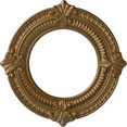 thumbnail image 1 of Ekena Millwork 11 1/8"OD x 6 1/8"ID x 5/8"P Benson Ceiling Medallion (Fits Canopies up to 6 1/8"), Hand-Painted Pale Gold, 1 of 7