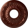thumbnail image 1 of Ekena Millwork 11 3/4"OD x 3 5/8"ID x 1"P Blackthorn Ceiling Medallion (Fits Canopies up to 4 7/8"), Hand-Painted Antique Copper, 1 of 7