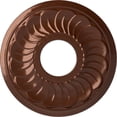 thumbnail image 1 of Ekena Millwork 11 3/4"OD x 3 5/8"ID x 1"P Blackthorn Ceiling Medallion (Fits Canopies up to 4 7/8"), Hand-Painted Copper Penny, 1 of 7