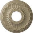 thumbnail image 1 of Ekena Millwork 11 3/4"OD x 3 5/8"ID x 1"P Blackthorn Ceiling Medallion (Fits Canopies up to 4 7/8"), Hand-Painted Gobi Desert, 1 of 7
