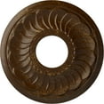 thumbnail image 1 of Ekena Millwork 11 3/4"OD x 3 5/8"ID x 1"P Blackthorn Ceiling Medallion (Fits Canopies up to 4 7/8"), Hand-Painted Root Beer Crackle, 1 of 7