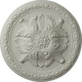 thumbnail image 1 of Ekena Millwork 11 3/4"OD x 3/8"P Stockport Ceiling Medallion, Hand-Painted Pot of Cream, 1 of 6