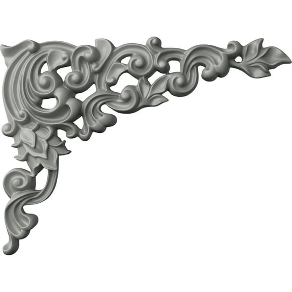 Ekena Millwork 11 3/4"W x 15 3/4"H x 1 3/8"P Kinsley Onlay, Right