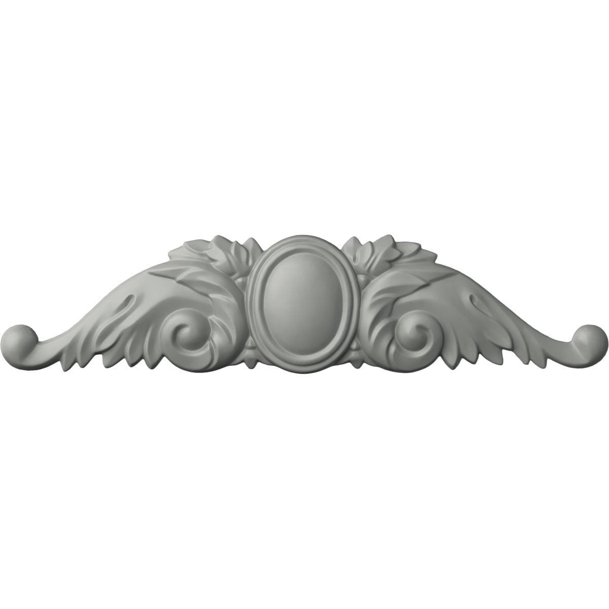 Primed White Polyurethane Scroll Applique Onlay