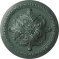 thumbnail image 1 of Ekena Millwork 11 3/8"OD x 2"P Acanthus Ceiling Medallion, Hand-Painted Cloud Burst, 1 of 7