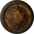 thumbnail image 1 of Ekena Millwork 11 3/8"OD x 2"P Acanthus Ceiling Medallion, Hand-Painted Rust, 1 of 7