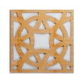 thumbnail image 1 of Ekena Millwork 11 3/8"W x 11 3/8"H x 1/4"T Small Brownsville Decorative Fretwork Wood Wall Panels, Alder, 1 of 18